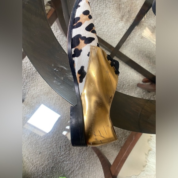 Marni Gold & Leopard Print Oxfords  🌟🐆 - Picture 5 of 9